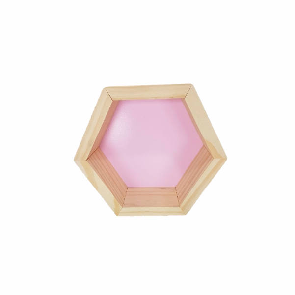 Nicho - Sextavado Pinus Rosa P